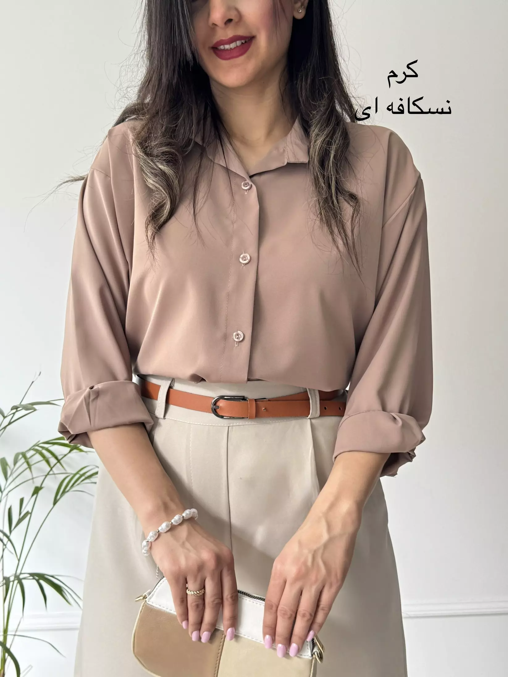 شومیز مانتویی بیسیک الیزه